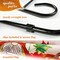 G128 Combo Pack: Garden Flag Stand Black 36 in x 16 in & Garden Flag Fall Decoration Welcome Gnome with Coffee at Harvest 12"x18" Double-Sided Blockout Fabric